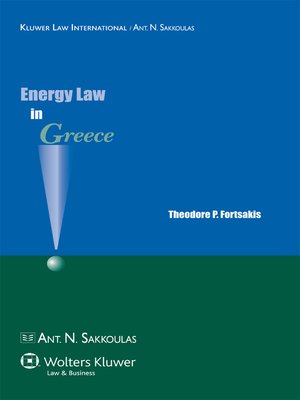cover image of Energy Law in Greece